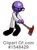 Purple Design Mascot Clipart #1548429 by Leo Blanchette