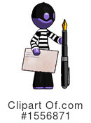 Purple Design Mascot Clipart #1556871 by Leo Blanchette