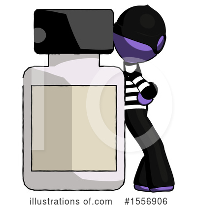 Royalty-Free (RF) Purple Design Mascot Clipart Illustration by Leo Blanchette - Stock Sample #1556906