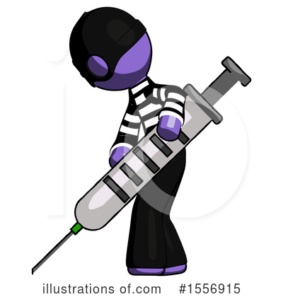Royalty-Free (RF) Purple Design Mascot Clipart Illustration by Leo Blanchette - Stock Sample #1556915