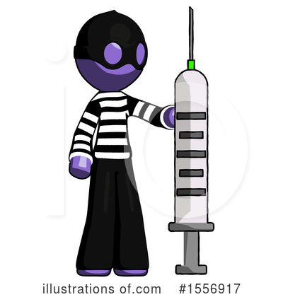 Royalty-Free (RF) Purple Design Mascot Clipart Illustration by Leo Blanchette - Stock Sample #1556917