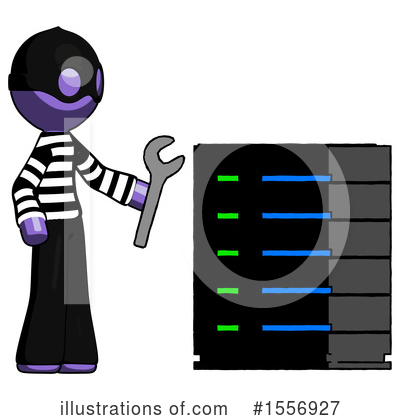 Royalty-Free (RF) Purple Design Mascot Clipart Illustration by Leo Blanchette - Stock Sample #1556927