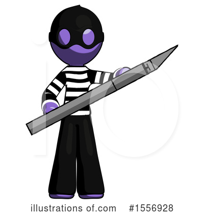 Royalty-Free (RF) Purple Design Mascot Clipart Illustration by Leo Blanchette - Stock Sample #1556928