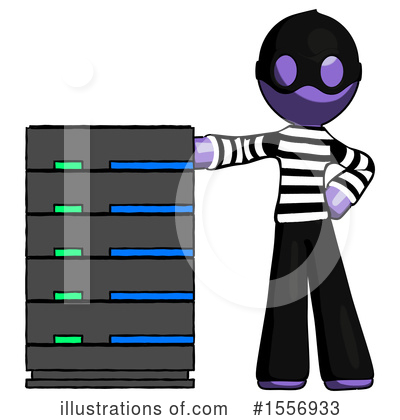 Royalty-Free (RF) Purple Design Mascot Clipart Illustration by Leo Blanchette - Stock Sample #1556933