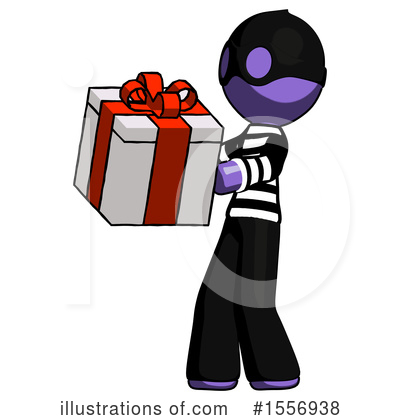 Royalty-Free (RF) Purple Design Mascot Clipart Illustration by Leo Blanchette - Stock Sample #1556938