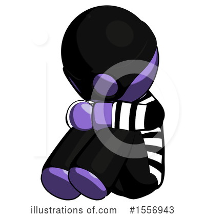 Royalty-Free (RF) Purple Design Mascot Clipart Illustration by Leo Blanchette - Stock Sample #1556943