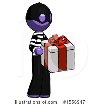 Royalty-Free (RF) Purple Design Mascot Clipart Illustration by Leo Blanchette - Stock Sample #1556947