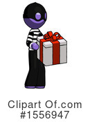 Purple Design Mascot Clipart #1556947 by Leo Blanchette