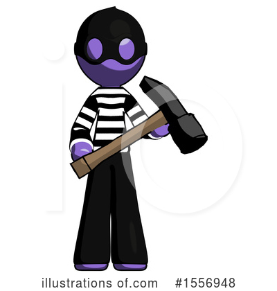 Royalty-Free (RF) Purple Design Mascot Clipart Illustration by Leo Blanchette - Stock Sample #1556948
