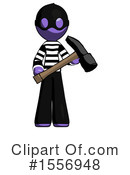 Purple Design Mascot Clipart #1556948 by Leo Blanchette