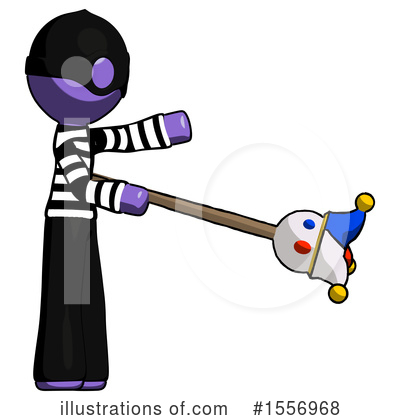 Royalty-Free (RF) Purple Design Mascot Clipart Illustration by Leo Blanchette - Stock Sample #1556968