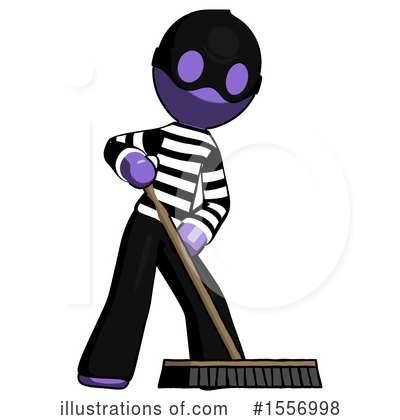 Royalty-Free (RF) Purple Design Mascot Clipart Illustration by Leo Blanchette - Stock Sample #1556998