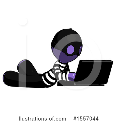 Royalty-Free (RF) Purple Design Mascot Clipart Illustration by Leo Blanchette - Stock Sample #1557044