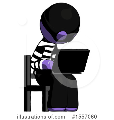 Royalty-Free (RF) Purple Design Mascot Clipart Illustration by Leo Blanchette - Stock Sample #1557060