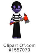 Purple Design Mascot Clipart #1557070 by Leo Blanchette