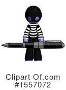 Purple Design Mascot Clipart #1557072 by Leo Blanchette