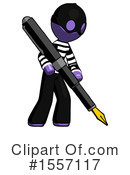 Purple Design Mascot Clipart #1557117 by Leo Blanchette