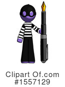 Purple Design Mascot Clipart #1557129 by Leo Blanchette