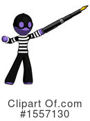 Purple Design Mascot Clipart #1557130 by Leo Blanchette