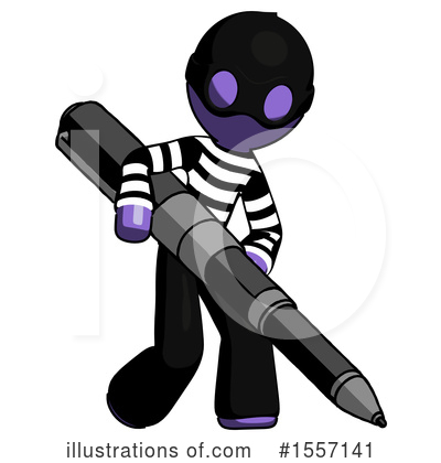 Royalty-Free (RF) Purple Design Mascot Clipart Illustration by Leo Blanchette - Stock Sample #1557141