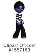 Purple Design Mascot Clipart #1557163 by Leo Blanchette