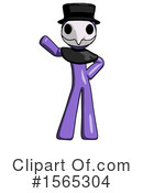 Purple Design Mascot Clipart #1565304 by Leo Blanchette