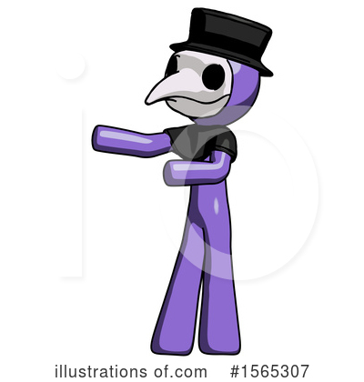 Royalty-Free (RF) Purple Design Mascot Clipart Illustration by Leo Blanchette - Stock Sample #1565307
