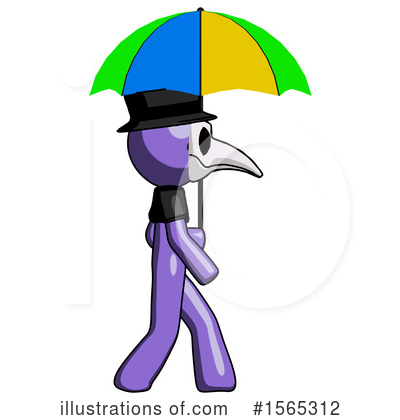 Royalty-Free (RF) Purple Design Mascot Clipart Illustration by Leo Blanchette - Stock Sample #1565312