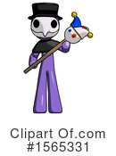 Purple Design Mascot Clipart #1565331 by Leo Blanchette