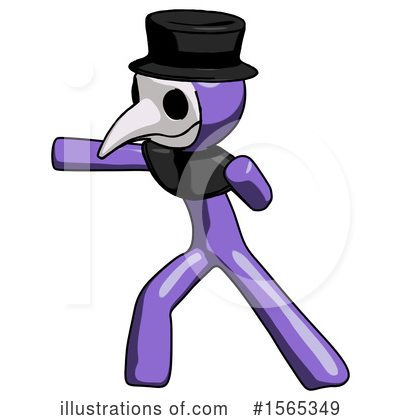 Royalty-Free (RF) Purple Design Mascot Clipart Illustration by Leo Blanchette - Stock Sample #1565349