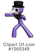 Purple Design Mascot Clipart #1565349 by Leo Blanchette