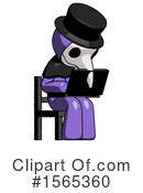 Purple Design Mascot Clipart #1565360 by Leo Blanchette