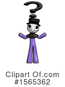 Purple Design Mascot Clipart #1565362 by Leo Blanchette