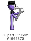 Purple Design Mascot Clipart #1565370 by Leo Blanchette