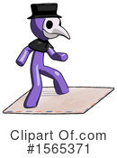 Purple Design Mascot Clipart #1565371 by Leo Blanchette