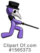 Purple Design Mascot Clipart #1565373 by Leo Blanchette