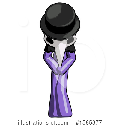 Royalty-Free (RF) Purple Design Mascot Clipart Illustration by Leo Blanchette - Stock Sample #1565377