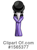 Purple Design Mascot Clipart #1565377 by Leo Blanchette