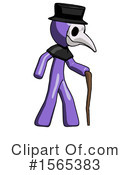 Purple Design Mascot Clipart #1565383 by Leo Blanchette