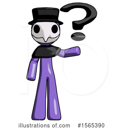 Royalty-Free (RF) Purple Design Mascot Clipart Illustration by Leo Blanchette - Stock Sample #1565390