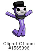 Purple Design Mascot Clipart #1565396 by Leo Blanchette