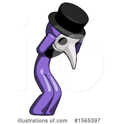 Royalty-Free (RF) Purple Design Mascot Clipart Illustration by Leo Blanchette - Stock Sample #1565397