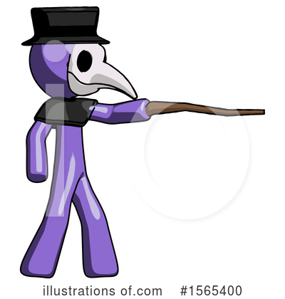 Royalty-Free (RF) Purple Design Mascot Clipart Illustration by Leo Blanchette - Stock Sample #1565400