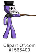 Purple Design Mascot Clipart #1565400 by Leo Blanchette