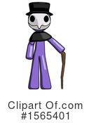 Purple Design Mascot Clipart #1565401 by Leo Blanchette
