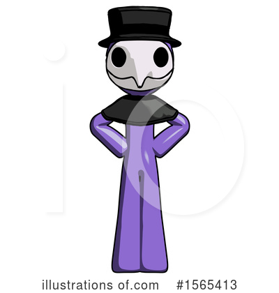 Royalty-Free (RF) Purple Design Mascot Clipart Illustration by Leo Blanchette - Stock Sample #1565413