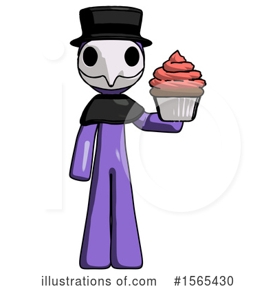 Royalty-Free (RF) Purple Design Mascot Clipart Illustration by Leo Blanchette - Stock Sample #1565430