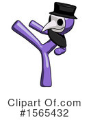 Purple Design Mascot Clipart #1565432 by Leo Blanchette