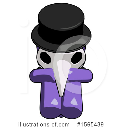Royalty-Free (RF) Purple Design Mascot Clipart Illustration by Leo Blanchette - Stock Sample #1565439