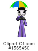 Purple Design Mascot Clipart #1565450 by Leo Blanchette